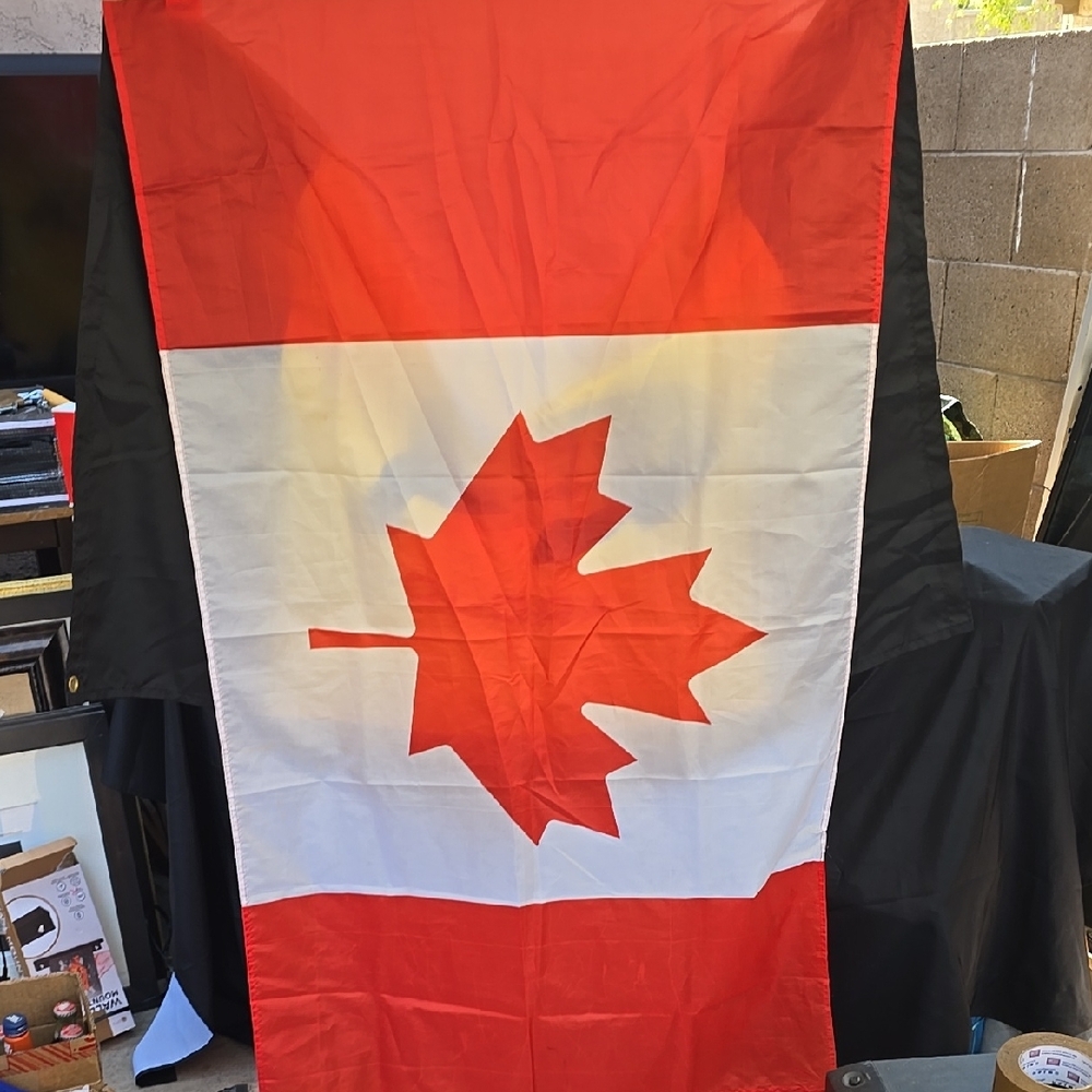 Red and White Canadian Flag